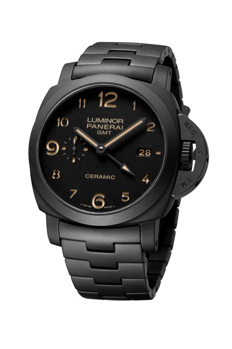 how to set time on panerai luminor|luminor panerai gmt ceramic price.